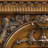 Simulation flame craft carved retro fireplace