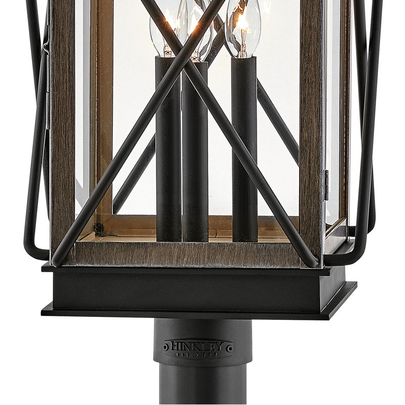 Montecito Black 1 -Light 2.5" H Hardwired Lantern Head