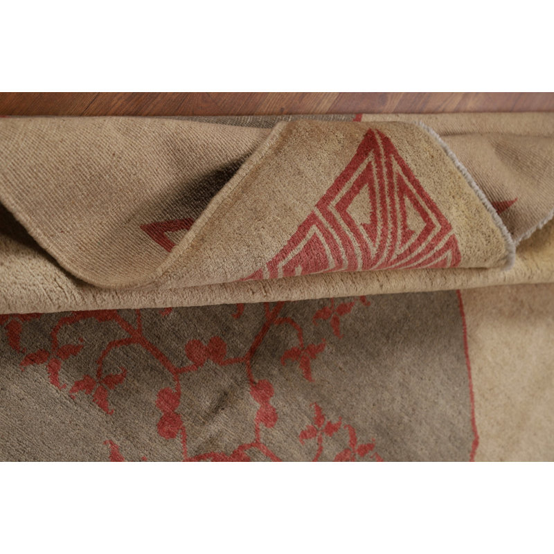 Tapis oriental fait à la main médaillon Gabbeh 5 x 7