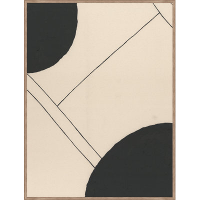 Dash and Dots I by Bobby Berk - Floater Frame Painting on Canvas