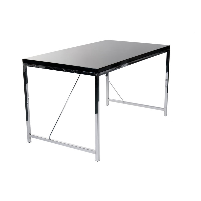 Bureau d'écriture réversible Baudelio, Noir, noir, noir, noir