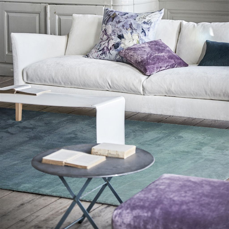 Capisoli Teal Rug, Rectangle 5'2" x 8'5"