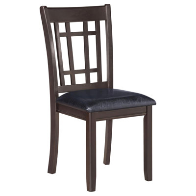 Chaise de salle à manger en similicuir 2 - assise confortable, élégante avec 2 chaises d'appoint en cuir