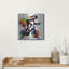  «Ride Bike Threadmill Watercolor» par Rey Klimt, art mural en métal, 12 po x 12 po-1429216314