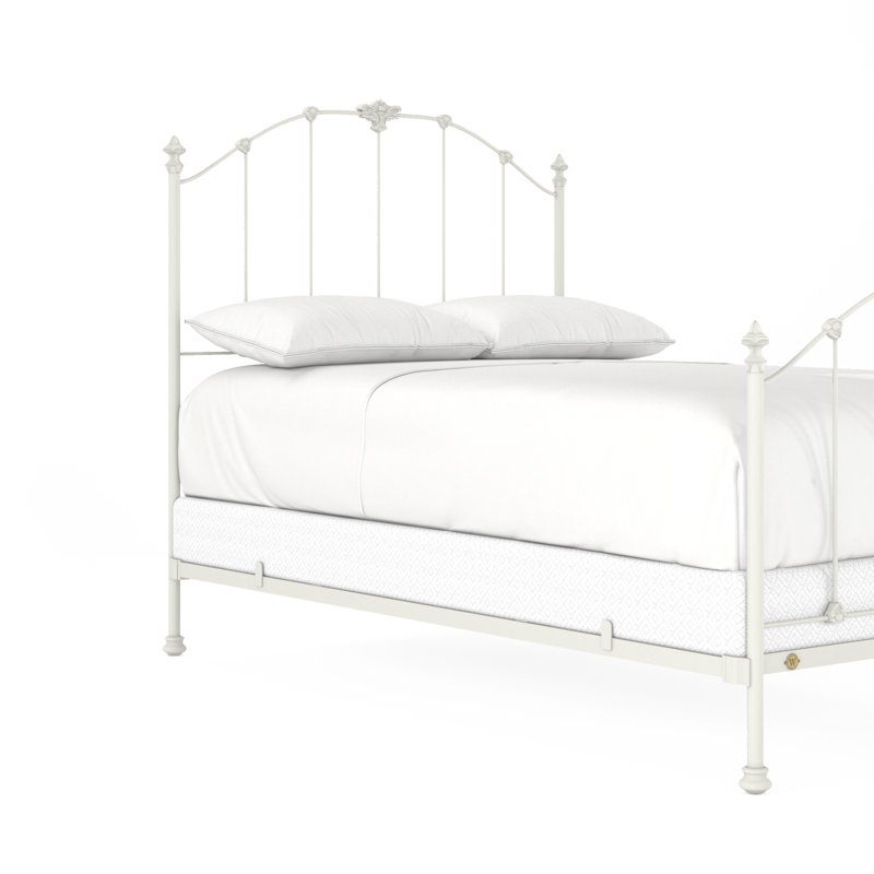 171 Country French Bed | Complete Standard, Matte White, Full