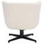 Fauteuil demi-tonneau pivotant de 27,17 po Arnelle-369271665
