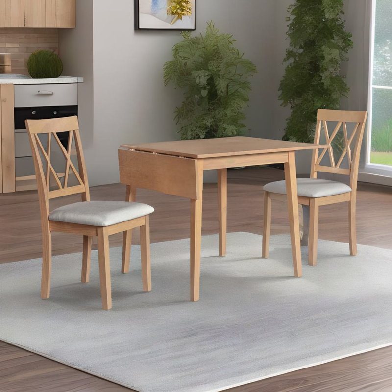 Ensemble de salle à manger Dradyn, Naturel, 5