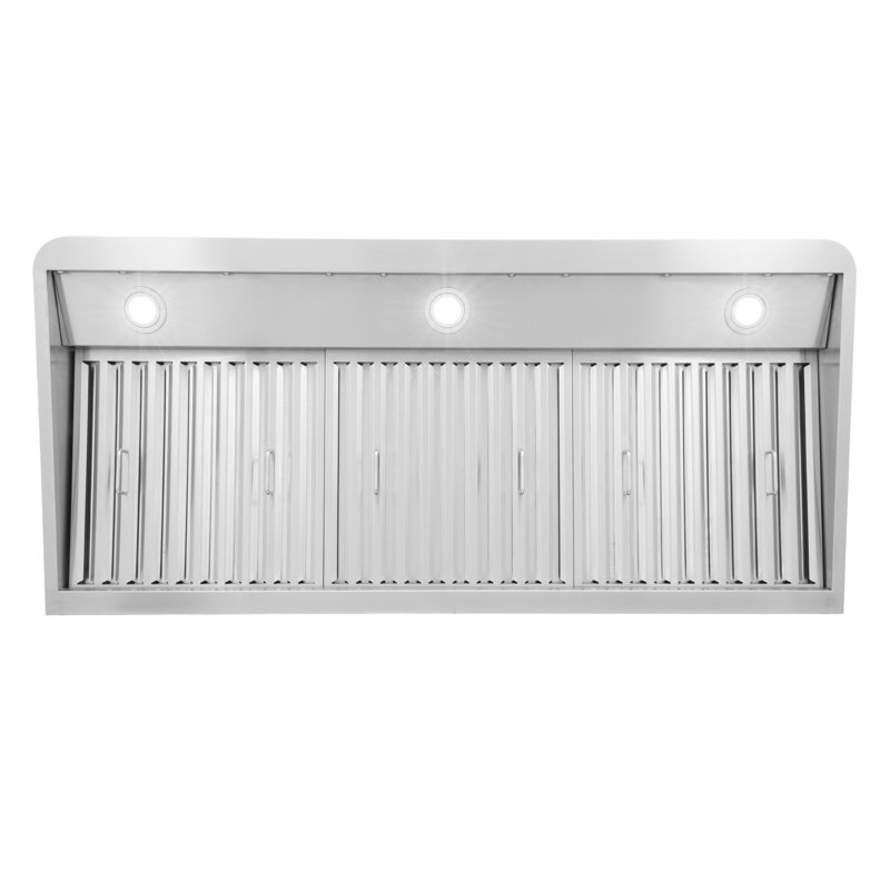 Ensemble de cuisine 2 pièces avec cuisinière à gaz autoportante 48 po et hotte sous l'armoire 48 po