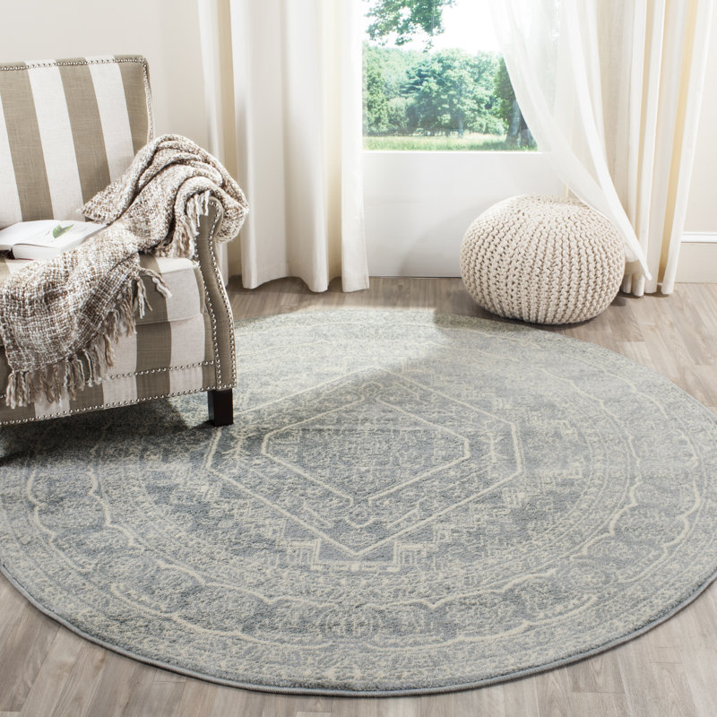 Olius Performance Oriental Rug, Round 8'