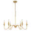 Lustre classique en fer 6 lumières Enspijk-1102381974