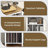 2 - Piece Office Set,With Computer Desk，55 Inch Buffet Cabinet