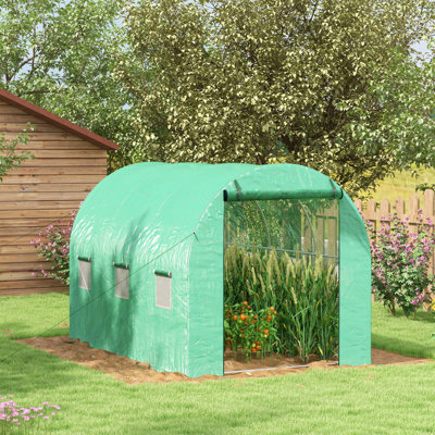 Brinitta Polytunnel Greenhouse Sprinkler Irrigation Walk-in Green