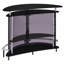 Armoire à vin de bar autoportante à dessus en verre-726319059