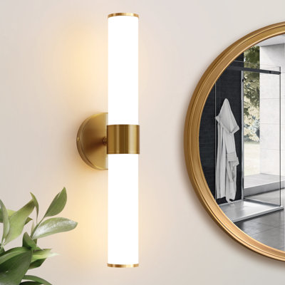 Luminaires de salle de bain à intensité variable pour salle de bain à 2 lumières Almetta