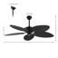 Ventilateur de plafond à lame de palmier industriel / en plastique / mobile Boho 6 po Crellin-1153047128