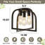Plafonnier encastré 3 lumières 14,56 po-1449047131