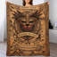 Jeté en flanelle Tribal Love Mask-134318978