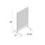 Panneau de verre magnétique autoportant Visionary Best-Rite®-12413345