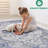 Stain Blue/Grey 8X10 Area Rug - Non-Shedding For Home Office, Bedroom Stylish And , Non-Shedding,-224356718