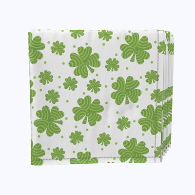 Recdo Polyester Floral Square Napkin