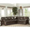 Abranda Genuine Leather Left Hand Facing Sleeper Corner Sectional