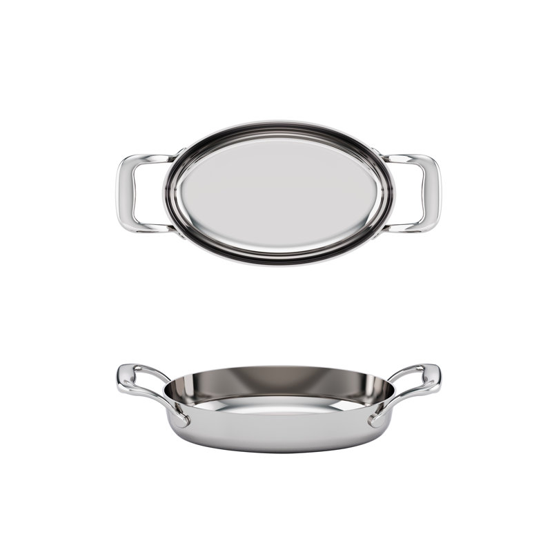 Poêle ovale 12 pouces TuxCLAD / DisplayTux, 8"