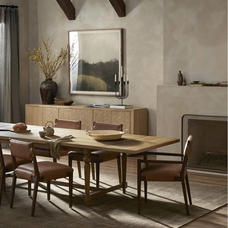 Tamari Dining Chair-Sonoma Chestnut, Brickhouse Black/Black Ash