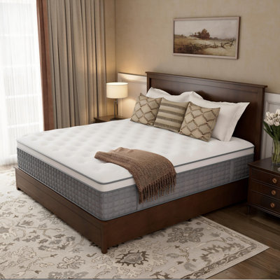 14" Medium Firm Gel Foam Hybrid Mattress  in a Box, Motion Isolation and Pressure Relief for Deep Sleep, CertiPUR-US®  & OEKO-TEX® Certified