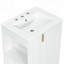 Meuble-lavabo de 24 po avec lavabo, structure en bois massif, porte à fermeture douce et nombreuses solutions de rangement-129184402