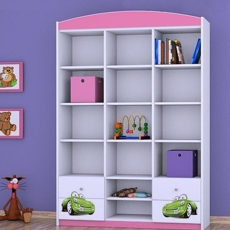Maddox 183cm H X 132cm W Kids Cube, Pink