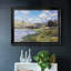 Vetheuil, Paysage, reproduction d'art sur toile-95889530-95889528