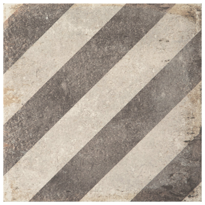 DAnticatto Decor 9" x 9" Porcelain Patterned Wall & Floor Tile