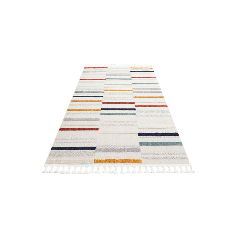 Luxurious Machine Woven Carpet, 6.6 x 9.5 Feet, 100% Polyester | No Pile, 1.7 cm Thickness, 2425 g/m² | Durable & Easy to Clean, Vacuum Friendly | Perfect for Living Room, Bedroom, and Office Spaces