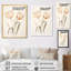 Minimalisme, tulipes blanches symphonie IV sur toile-283950768-283950769