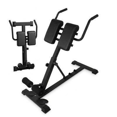 Roman Chair Hyperextension Bench | 330LBS Back Support & Glute Trainer