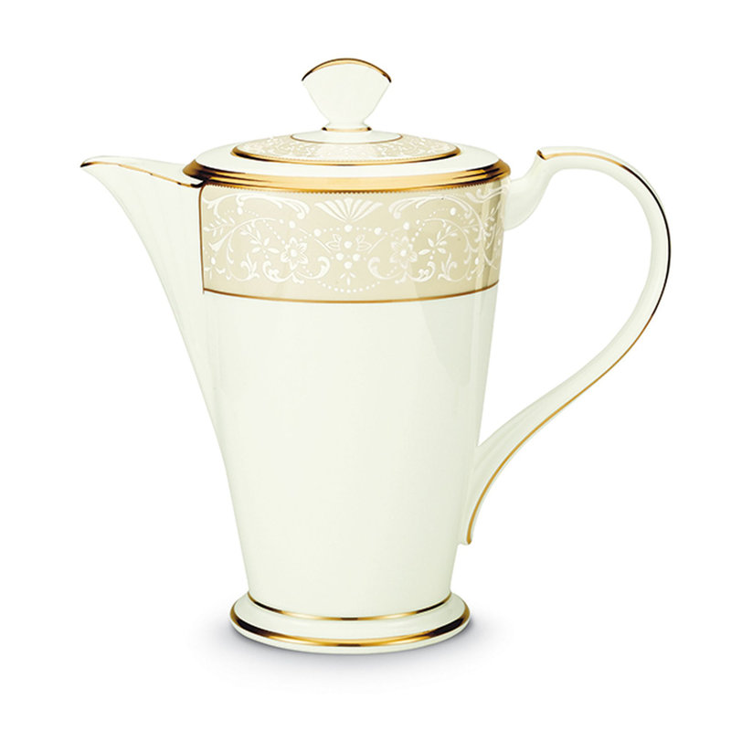Cafetière 6 tasses Noritake White Palace