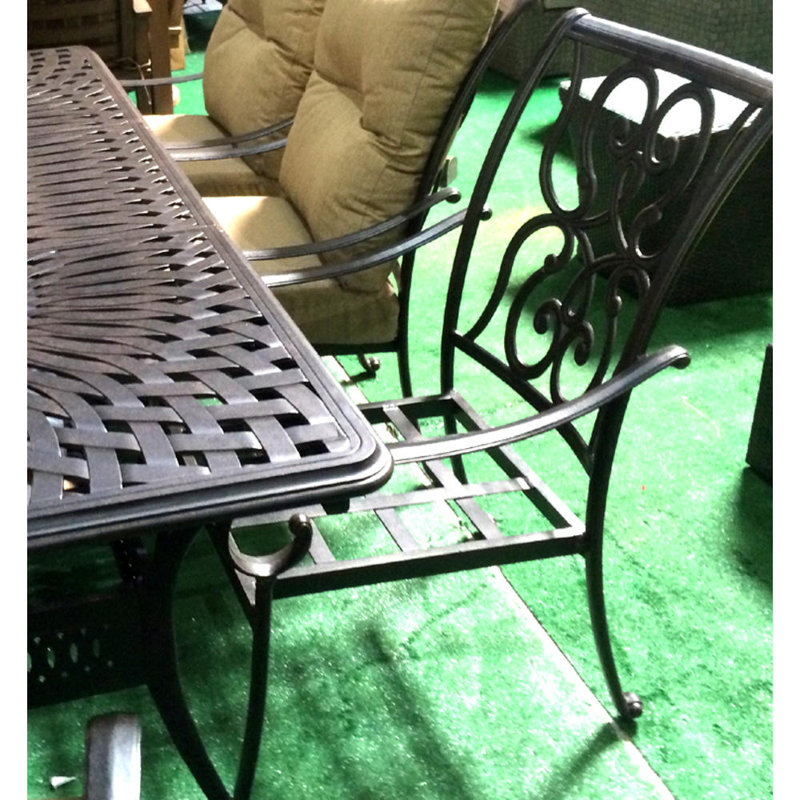 Poulsbo 6 - Person Patio Dining Set with Rectangular Table