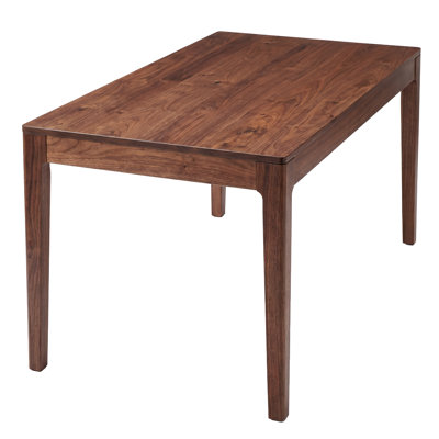 Long Rectangular Dining Table Solid Wood North American Black Walnut Mid Century Modern Style