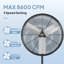 Ventilateur sur pied industriel 30 po-127299291
