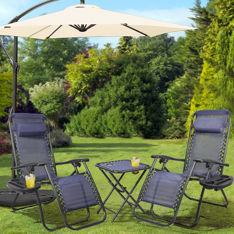 Fauteuil inclinable Belper, Bleu