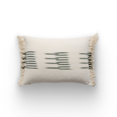 Peshtemal Ikat Cotton Lumbar Pillow
