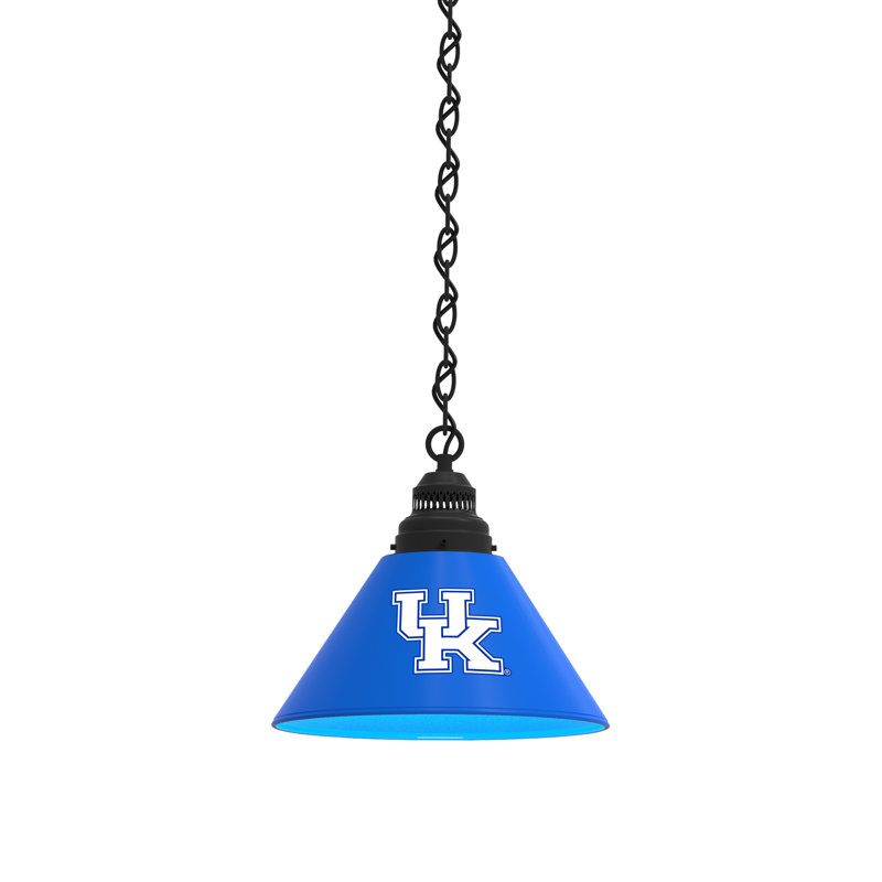 1 - Light Single Pendant, Black, Kentucky Wildcats