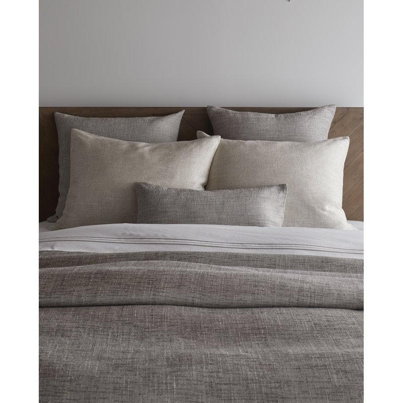 Isla Duvet Cover, King Duvet Cover, Quartz