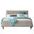 Spencer Catisha Upholstered Tufted Platform Bed-749587762-716599104
