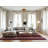 Machine Washable Checkered Red Area Rug-1913815170