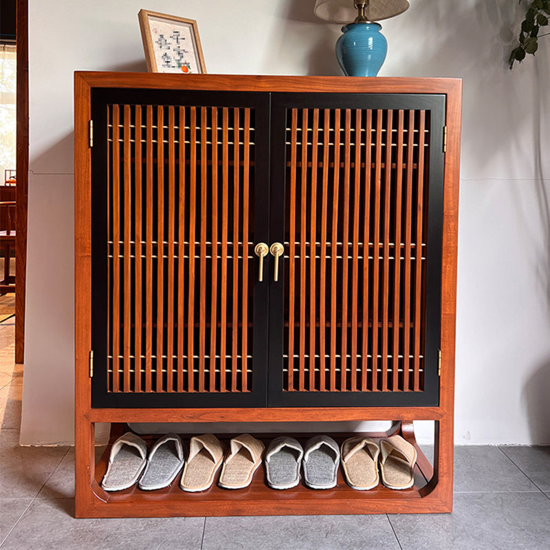Armoire à chaussures Classic, Brun / Noir