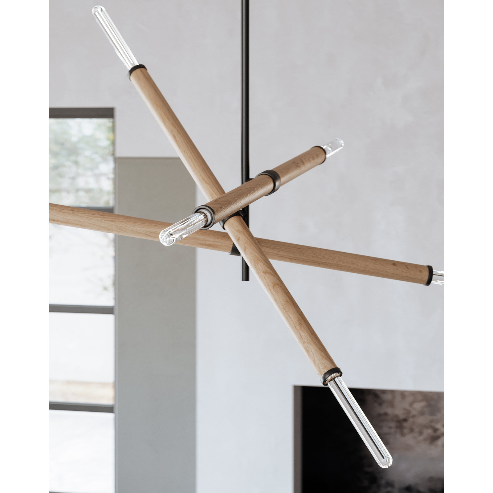 Sarisha 6 - Light Dimmable Sputnik Chandelier