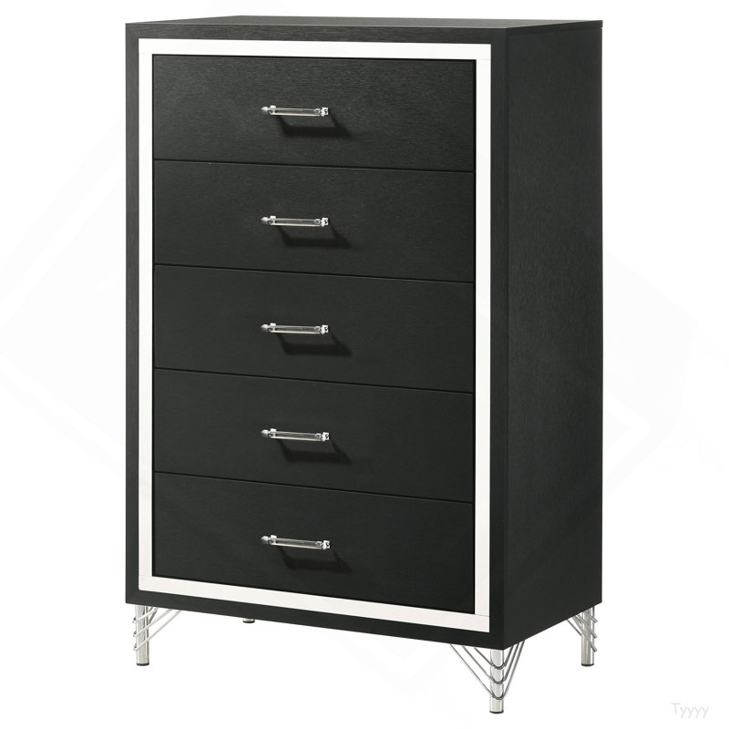 Commode de chambre à 5 tiroirs Malcolm