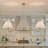 2-light Linear Pleated Fabric Pendant Light-1573065618