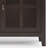 Artisan 60"W Solid Wood Contemporary 3-Door Sideboard Buffet with Adjustable Shelves and Bronze Hardware-1274611602